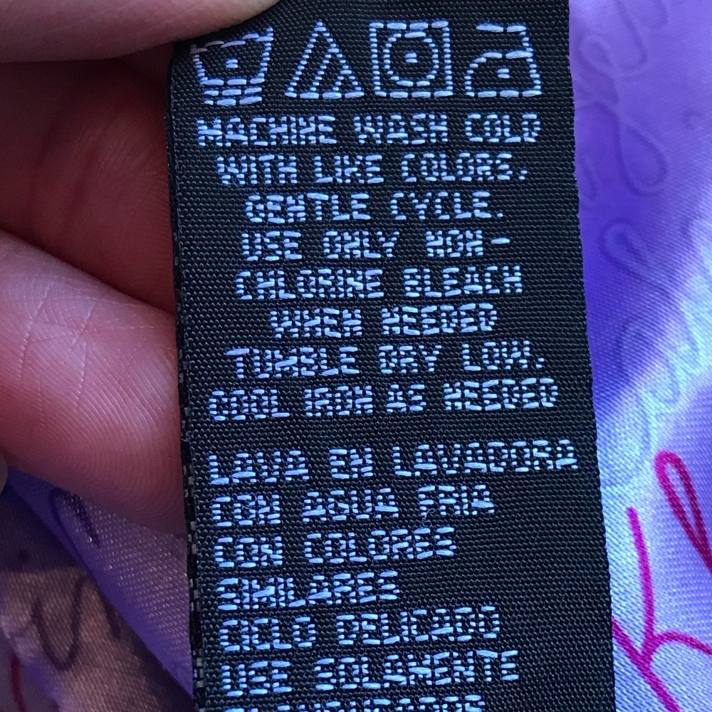 Calvin Klein Ruffle Military Jacket in Purple 2T - Picture 7 of 8